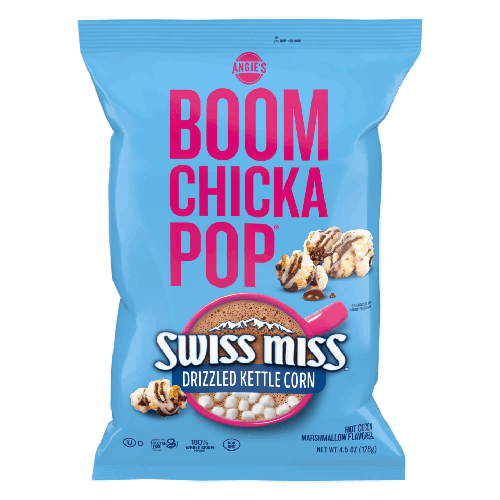 Boom Chicka Pop Swiss Miss Hot Cocoa flavored popcorn